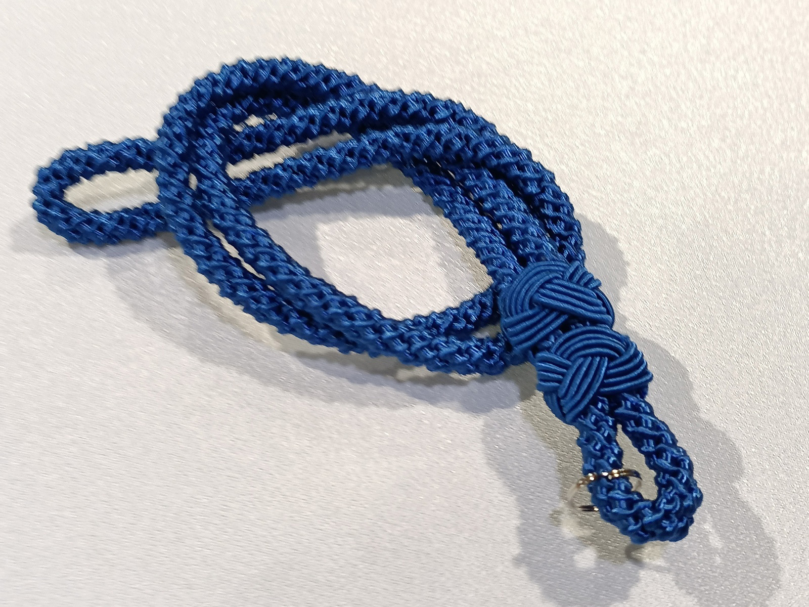 Medallero trenzado Rayón Azul